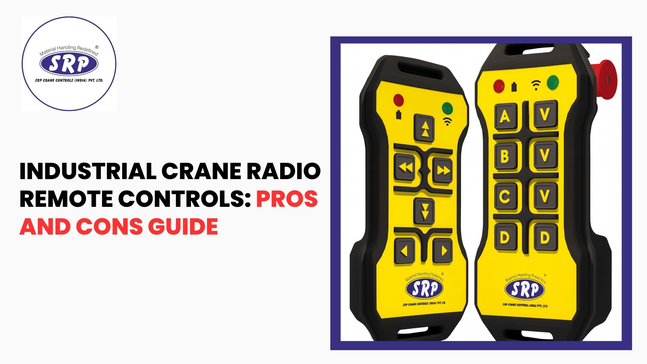Industrial Crane Radio Remote Controls