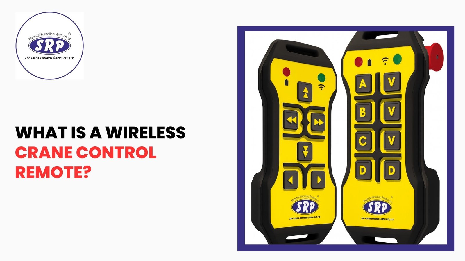 What is a Wireless Crane Control Remote?