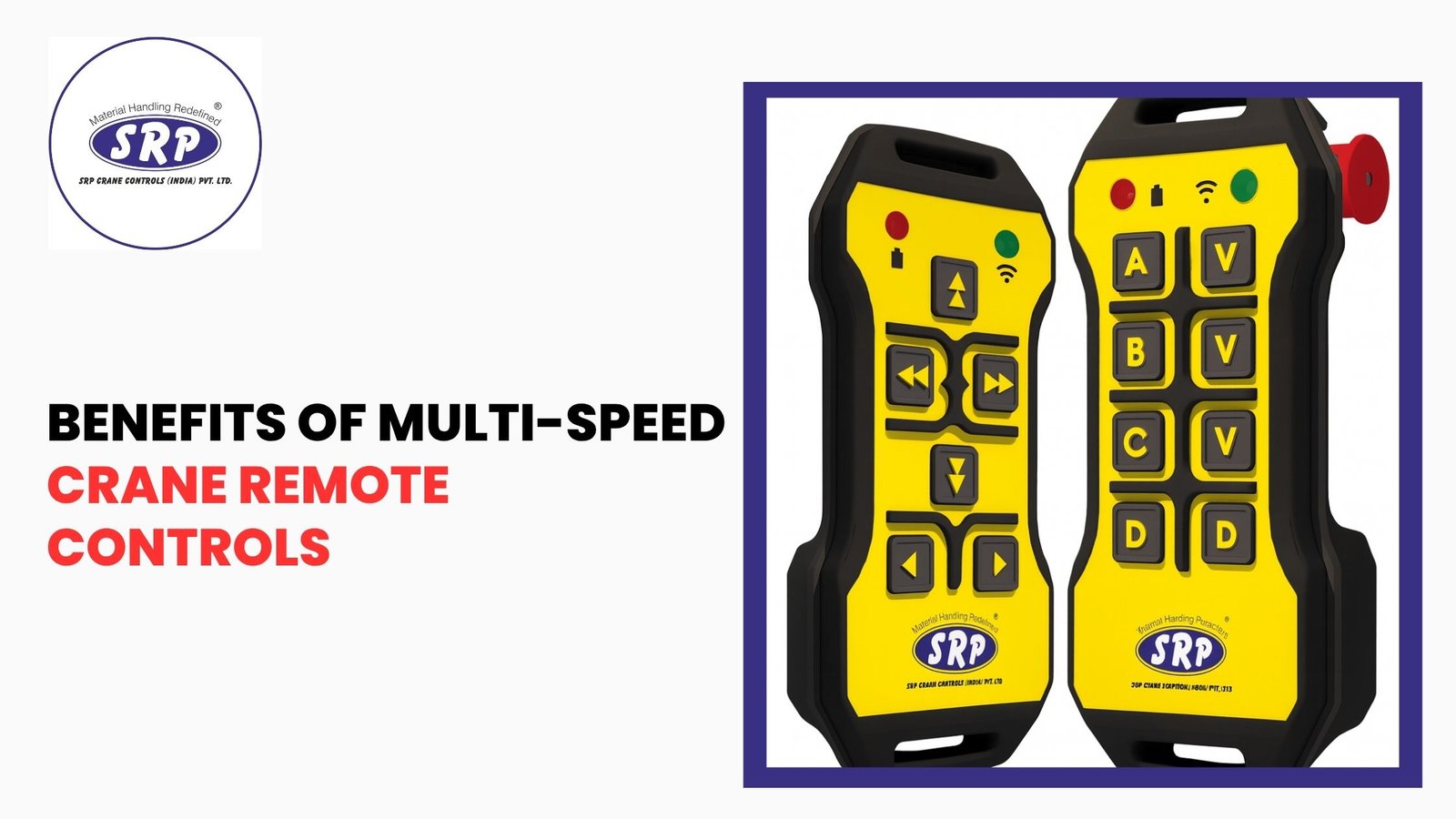 Benefits of Multi-Speed Crane Remote Controls