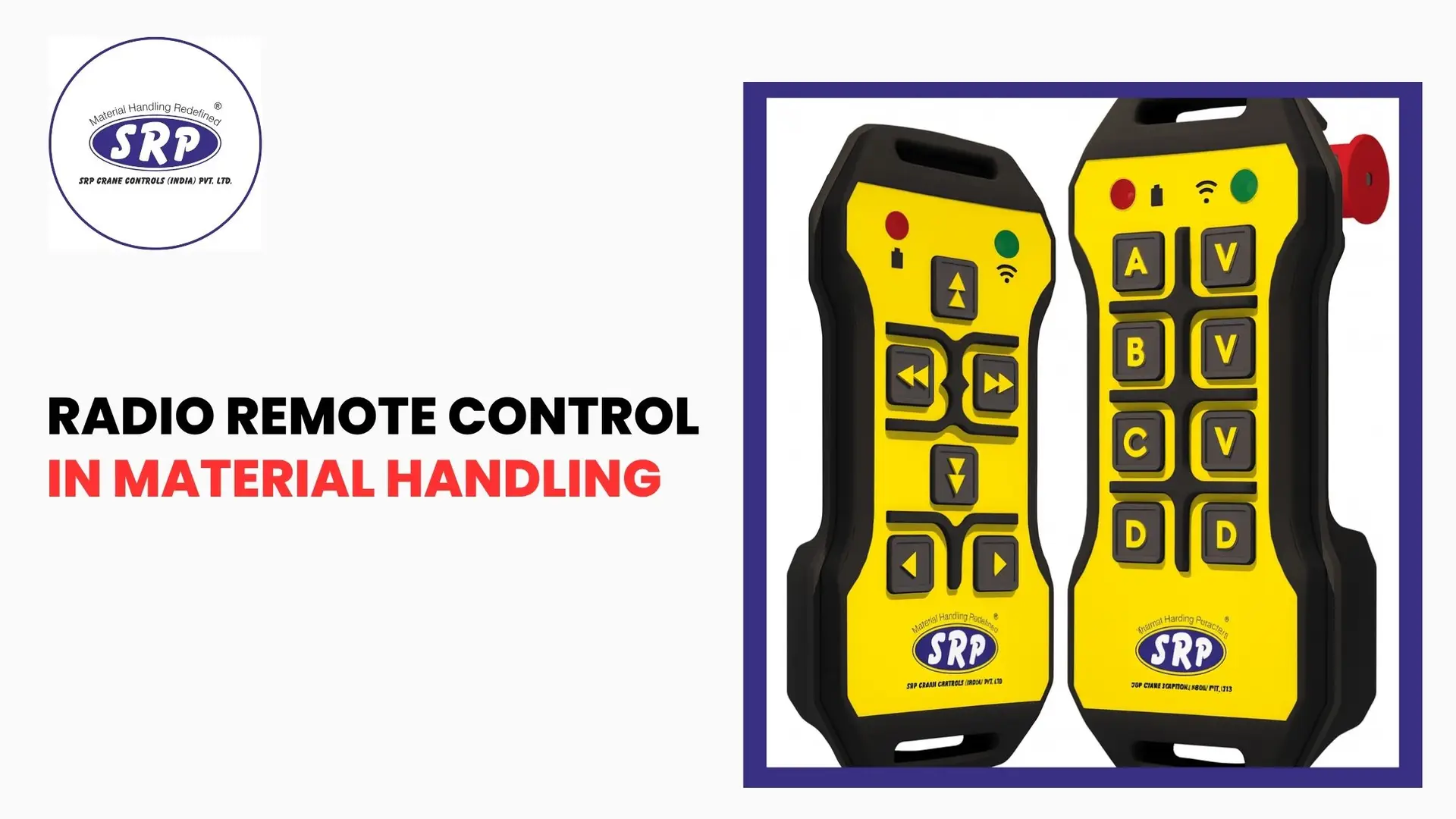 Radio Remote Control in Material Handling