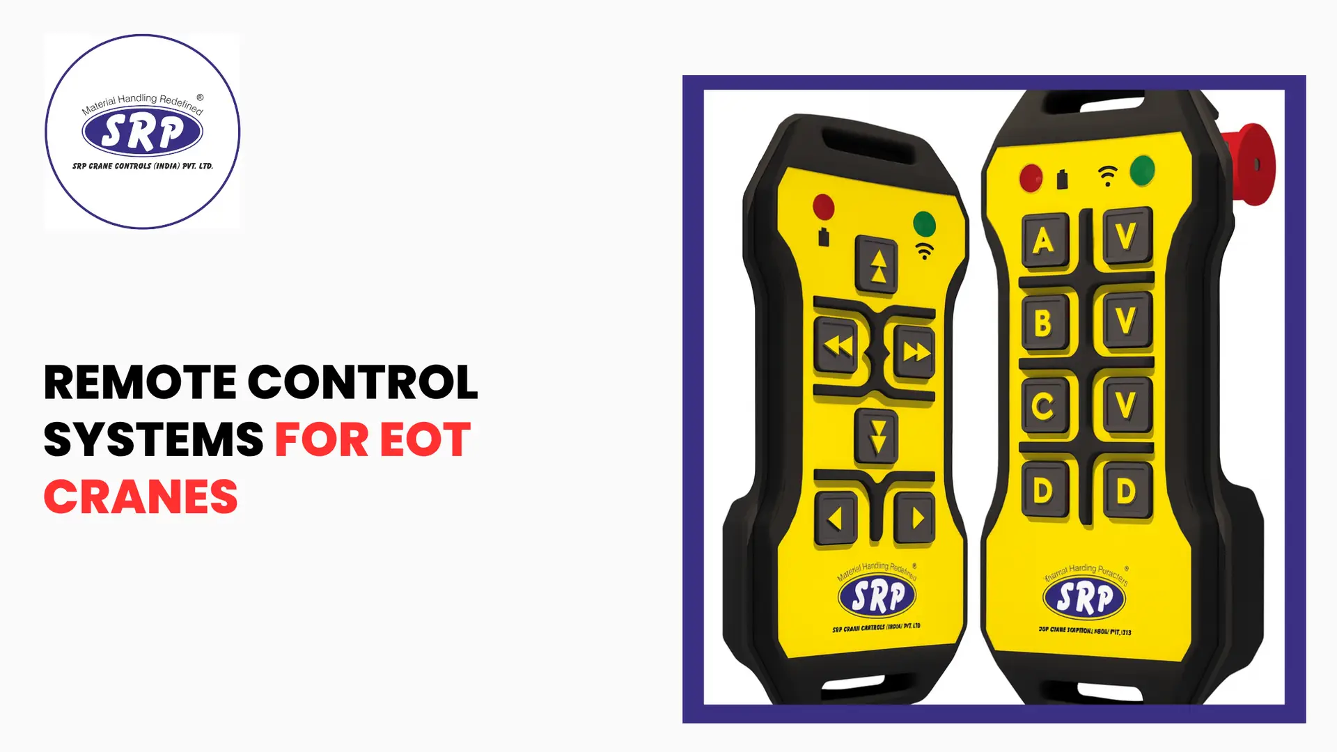 Remote Control Systems for EOT Cranes